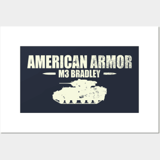 M3 Bradley (distressed) Posters and Art